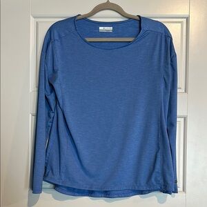 Columbia Blue Long Sleeve Relaxed T-Shirt